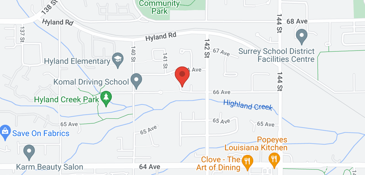 map of 6630 141A STREET